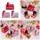 Set van 3 brievenbussen van blik met kerstthema. Mini-echte 2
