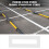 Parking Lot Stripe Stencil, Foldable Pavement Stencil, Reusable Straight Lines Stencil Ref: 2803 3