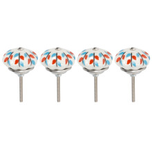 Decorative Pumpkin Shaped Knobs, Vintage Floral Drawer Pulls for Wardrobe Furniture Hardware, Wide Range of Applications, Easy Installation, Exquisite