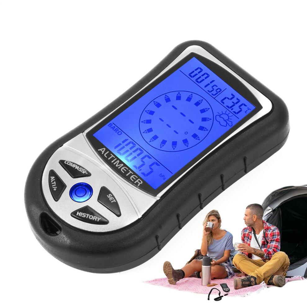 Thermometer Â Electronic Navigation Â Handheld Altimeter, Multifunctional Barometer, Backlight, Weather Forecast, Time 9119770083272
