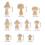 10 Stuks Paddestoel Assortiment Ongeverfde 3