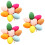 72Pcs Assorted Color DIY Easter Hand-Painted Plastic Decor 8