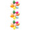 72Pcs Assorted Color DIY Easter Hand-Painted Plastic Decor 9
