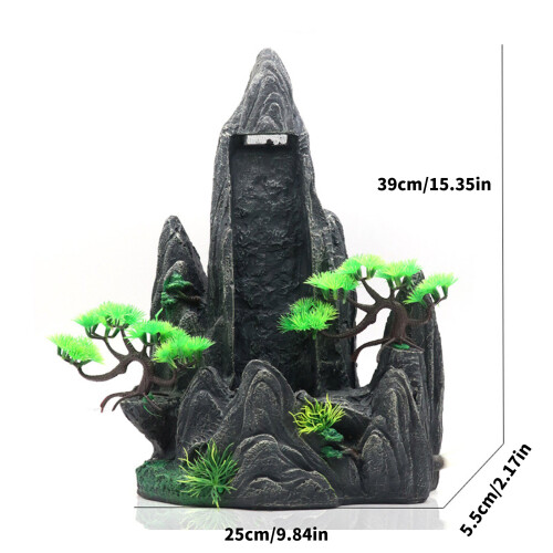 Aquaria Decoratie Hars Rotstuin Model Standbeeld Fishtanks 2