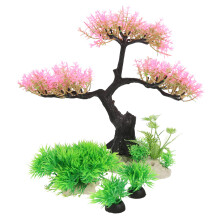 5Set Piante Rosse Per Kit Decorazione Paesaggio