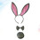 9Pz Fasce Grigie Con Orecchie Coniglio Per Costume E Decor 11