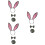 9Pz Fasce Grigie Con Orecchie Coniglio Per Costume E Decor 7