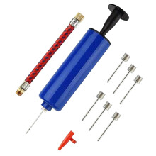 Ball Pump with 7 Needles, 1 Nozzle, Hose for Football, Basketball, Volleyball Ref: 3956