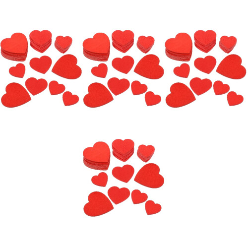 Fette Cuore In Legno, Intagli A Forma Cuore, 120 Pezzi 2
