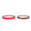 2 Rollen Thermosublimations-Pressband, rot und 8