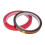 2 Rollen Thermosublimations-Pressband, rot und 4