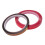 2 Rollen Thermosublimations-Pressband, rot und 5