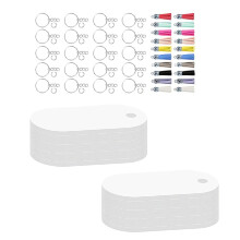Pakket van 100 sublimatie-sleutelhangers met kwastjes en