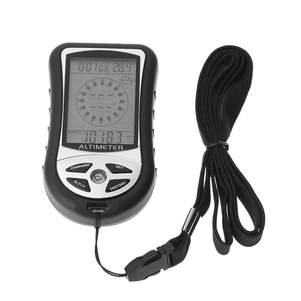 Electronic Altimeter Â Multifunctional Handheld Measuring Device Digital Barometer For Outdoor Use 9001264217129