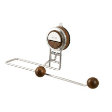 Paper towel holder kitchen hanging dispenser save space towel rack paper towel holder for craft room, walnut Ref: 5533