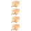 4 Stuks Schelp Decoratief Kustdecor Speelgoed 10