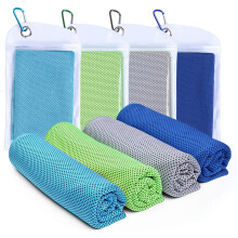 Toalla deportiva multiusos para aventuras al aire libre, alivio refrescante instantáneo con toallas de microfibra refrescantes.