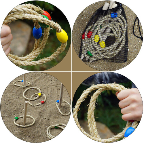 6 Sets Grappige Kleurrijke Ringwerpspel Voor Kinderen 2