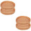 4 Stuks Mini Geweven Dienblad Voor Mini En Fruit 8