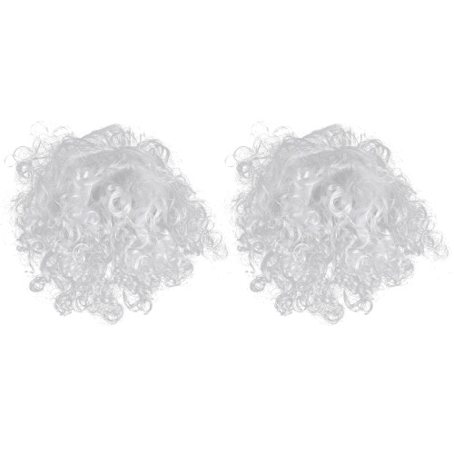 4 Santa Claus Grappige Valse Baard Feestartikel