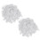 4 Santa Claus Grappige Valse Baard Feestartikel 10