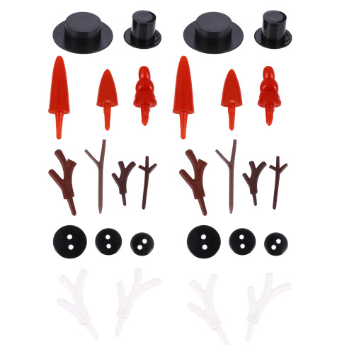 688 Stks/Set Kerstman Diy Sierartikelenkit Accessoires
