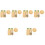 6Set Set Cosplay Explorer Beige Bambini Con Gilet E Cappello 10