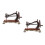 2Pcs Mini De Para Decoração De Casa De 3