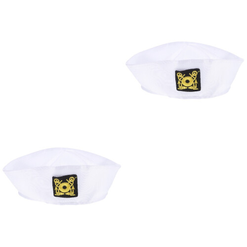 2 Unidades Chapéu De Capitão Acessório Para 2