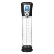 Enlarge Vacuum Pump Male Muscle Massage Cup Enlargement Growth Pump 2In1 ED Screen Extender Tool Black