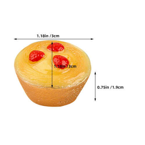 8 Unidades Mini Torta De Acessório Para Casa De 1