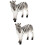 2 Unidades Animal Zebra Brinquedo Simulado 7