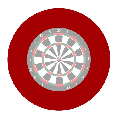 Wall Dartboard Ring  EVA Surround Jigsaw Ring for Study, Bedroom, Gym Ref: 2614