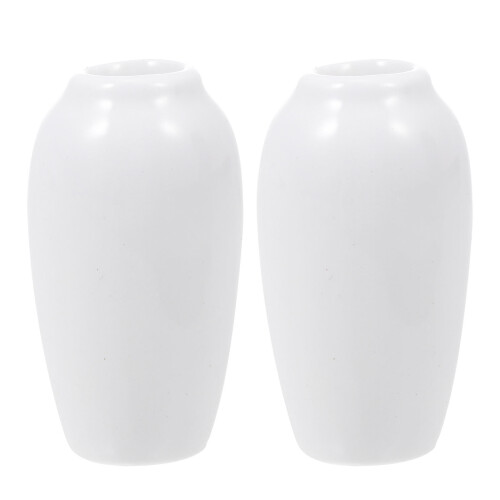 6 Unidades Mini Vaso Decoração Acessórios Para Casa De Bonecas 1
