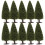 30 Unidades Mini Árvores De Verde Com Base De 11