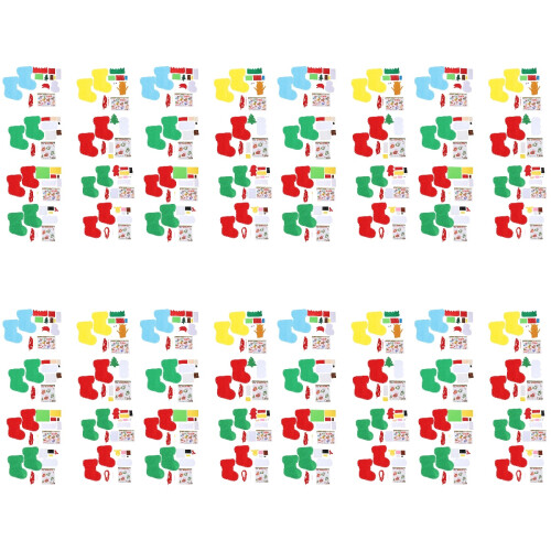 64 Conjuntos De Material Para Artesanais De Natal Crianças 2