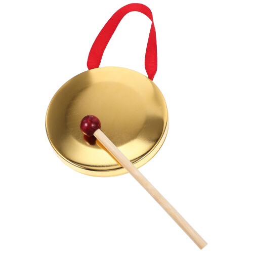 Conjunto De Gong Pequeno Com Baqueta Metal