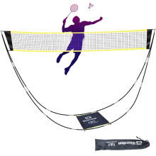 Badminton Net for Garden, Pickleball, Kids Volleyball Net, Foldable with Carry Bag Ref: 3815