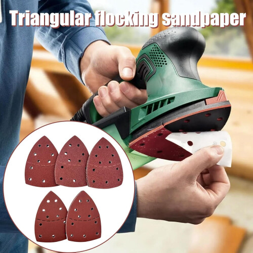 Sandpaper sheets  Metal sandpaper triangular design  11hole multipurpose Ref: 4976 1