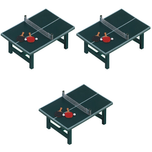 3 Conjuntos De Acessórios Para Miniaturas De De Tênis De 2