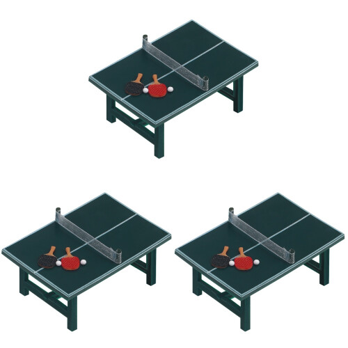 3 Conjuntos De Acessórios Para Miniaturas De De Tênis De 1