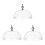 3Pcs Tampa Plástica Transparente 6,8 Polegadas Para E 9