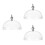 3Pcs Tampa Plástica Transparente 6,8 Polegadas Para E 6
