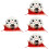 4 Unidades Poupança Daruma Jarra Moedas Decoração 7