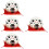 4 Unidades Poupança Daruma Jarra Moedas Decoração 8