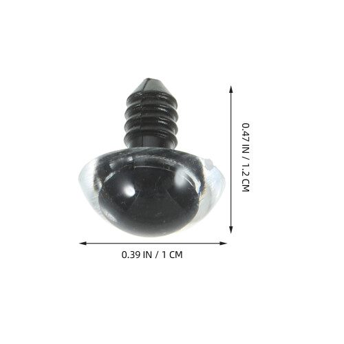 De Olhos De De Pelúcia, Plástico 12 Mm/10 Mm 2