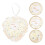 4Pcs De De Com Rosa Floral 9