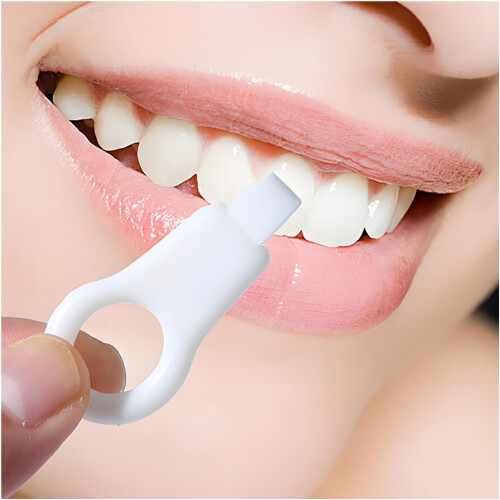 8Pcs NonAbrasive Sponges Toothbrush Dental Scrubber Tools-White 1