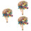 3Pcs Suporte Para Com Brinquedo Para Poleiro Acessórios 8