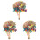 3Pcs Suporte Para Com Brinquedo Para Poleiro Acessórios 4
